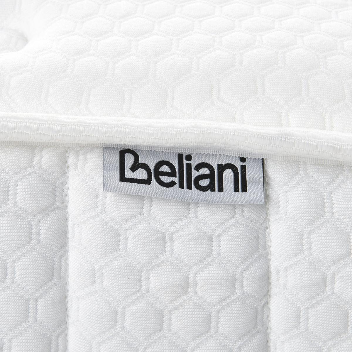 TASCHENFEDERKERNMATRATZE H3/4 Fest H2/3 Mittel 120/200 cm Duo - Weiß, Textil (120/200cm) - Beliani