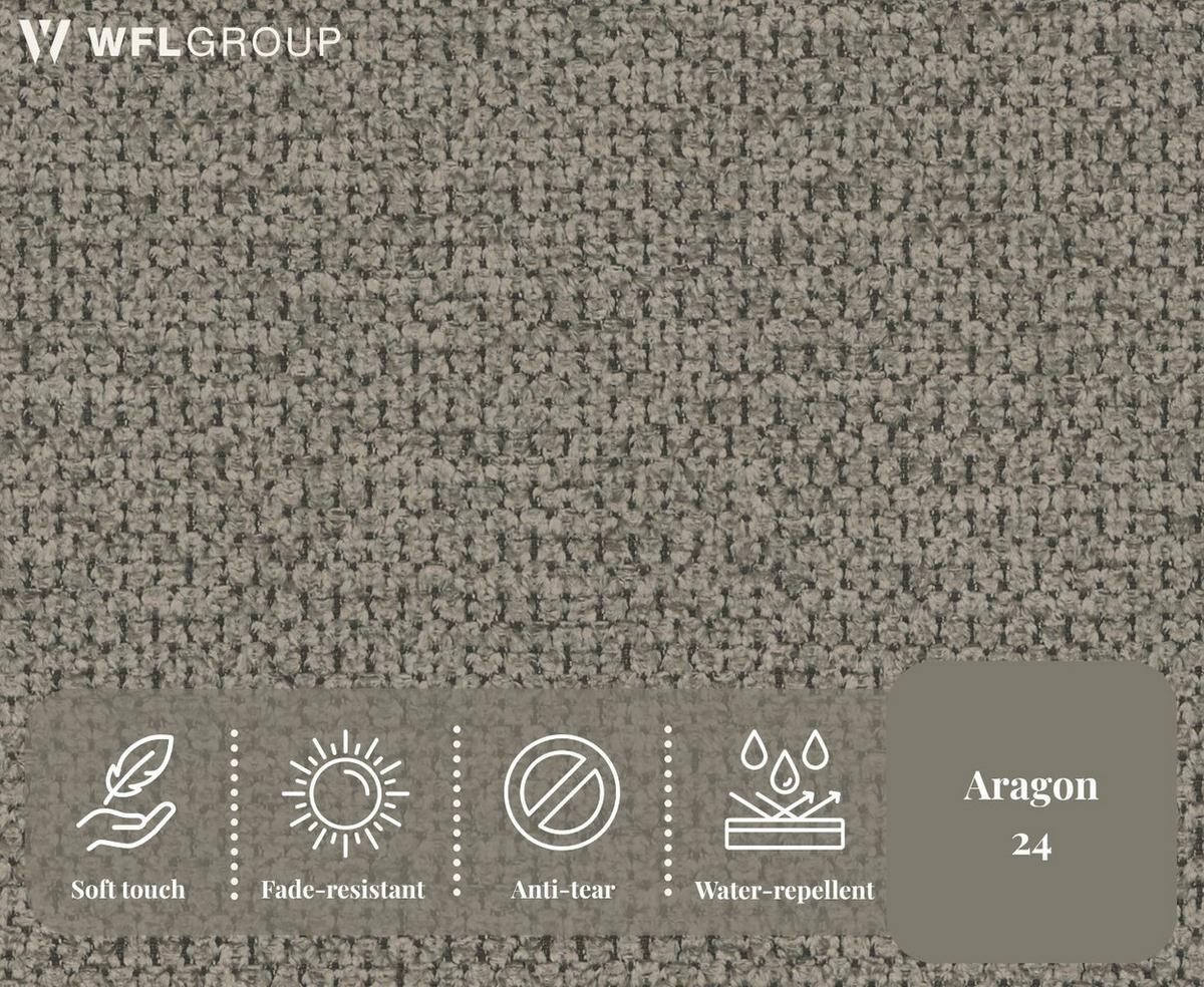 BOXBETT Serenity mit Bettkasten, Taupe Chenille 120x200 cm – inkl. H4 Taschenfederkern Matratze & Foam Topper - Taupe/Beige, Holz/Holzwerkstoff (120/200cm) - WFL GROUP