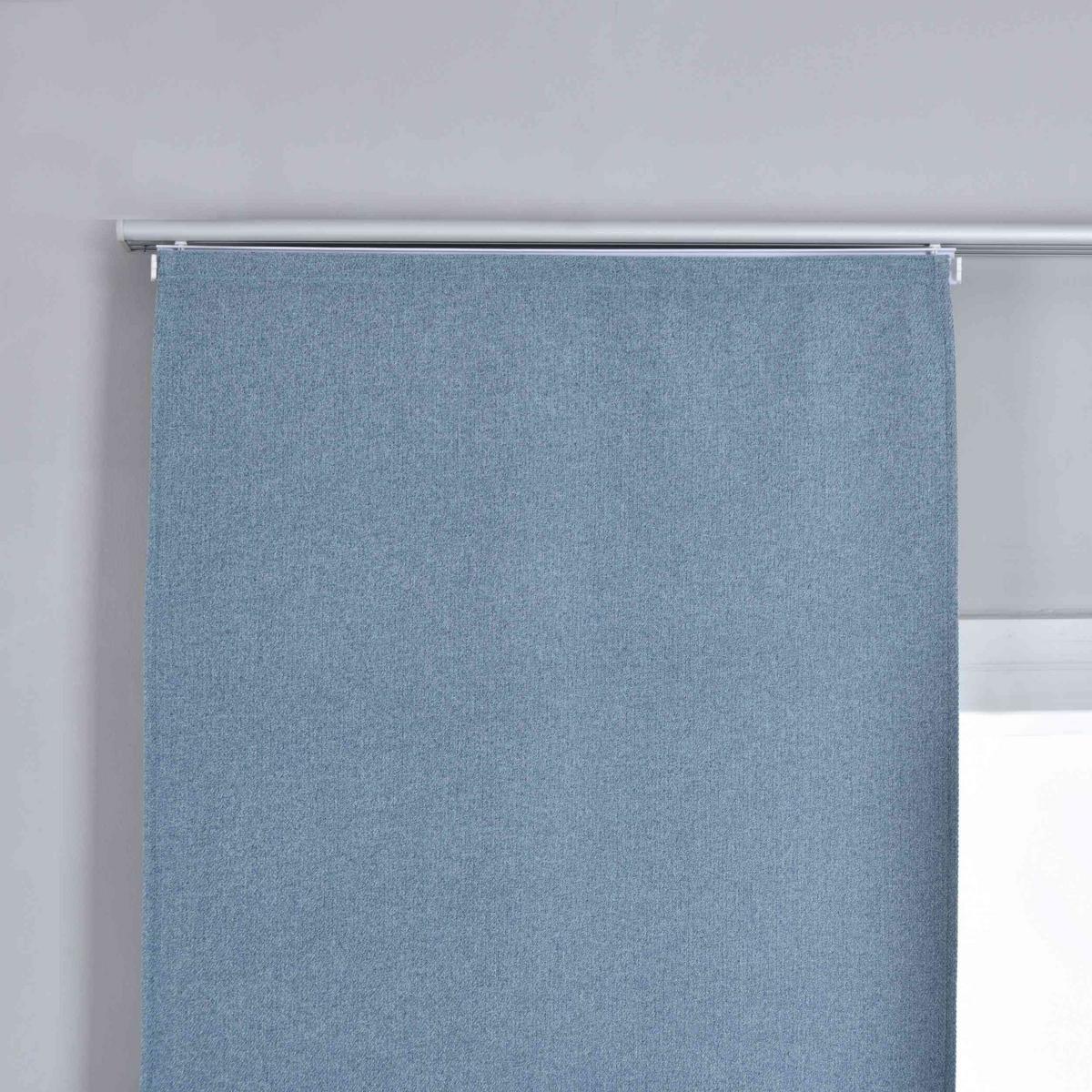 SCHIEBEVORHANG 2ER SET »München Dark« HxB 245x60 cm Blau - Blau, Textil (60/245cm) - Gardinenbox