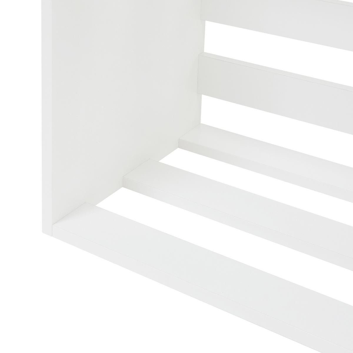 BEISTELLTISCH Rønde - Weiß, Holzwerkstoff (33/64/43cm) - [en.casa]