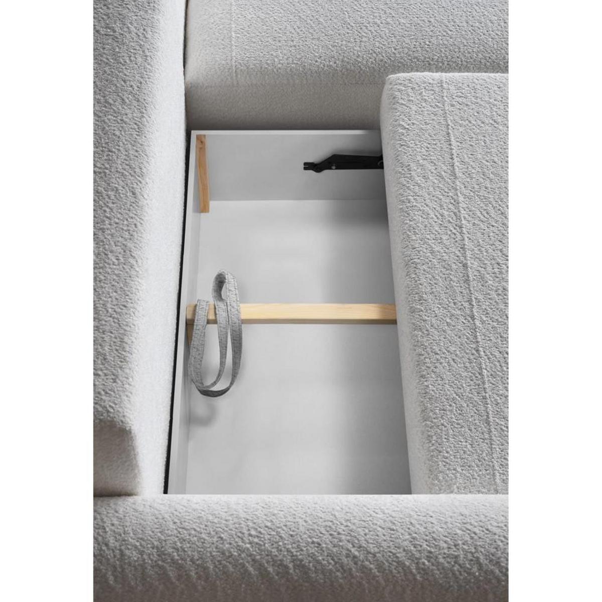ECKSCHLAFSOFA Olivio L Grün - Schwarz/Grün, Kunststoff/Textil (266/170cm) - Beautysofa