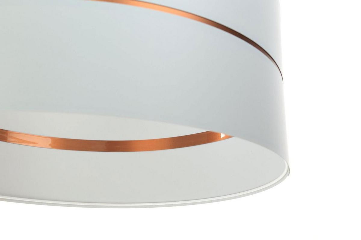 HÄNGELEUCHTE Grau 30/21 cm - Grau/Kupferfarben, Kunststoff (30/0.45/21cm) - ONZENO