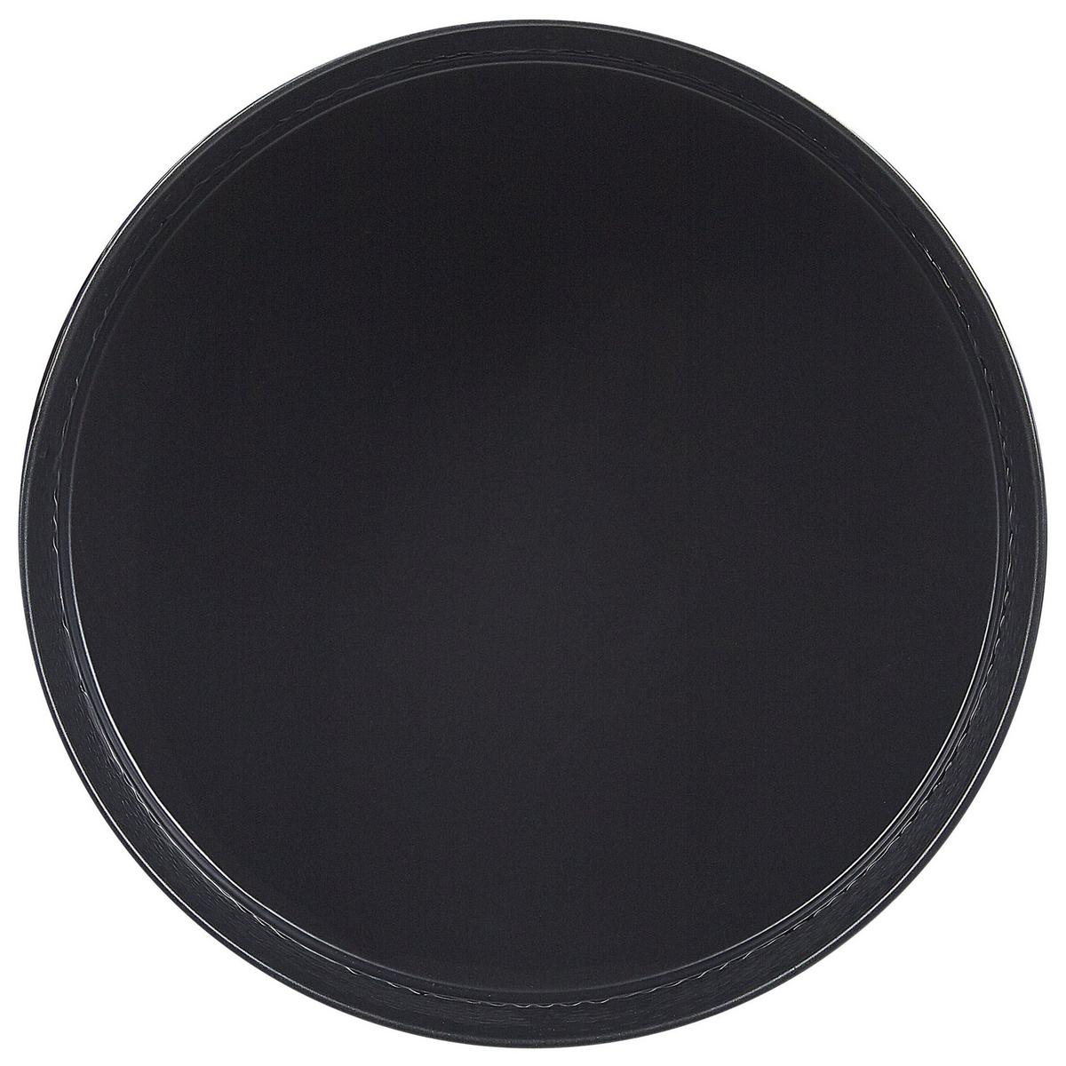 PFLANZENSTÄNDER Metall schwarz 88 cm Leika - Schwarz, Metall (88cm) - Beliani