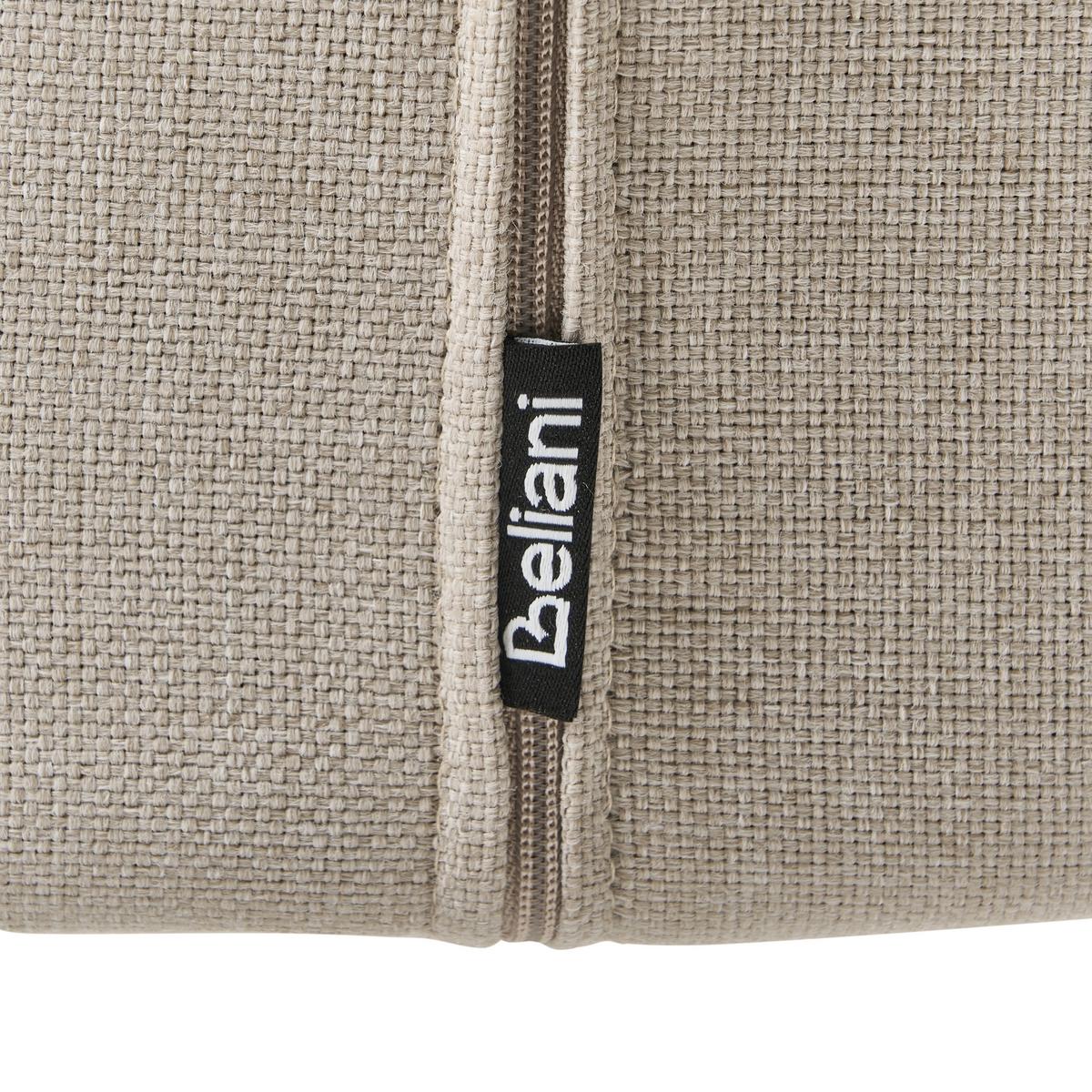 GARTENSTUHL 2er-Set Beige Curgos - Beige/Schwarz, Textil (47/80/52cm) - Beliani