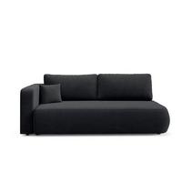 SOFA Antonio 3 Sitzplätze Schwarz - Schwarz, Holz (228/82/106cm) - Petits-meubles