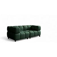 SOFA 2-sitzer Flow - Grün, Holzwerkstoff/Textil (192/71/96cm) - Fun Möbel