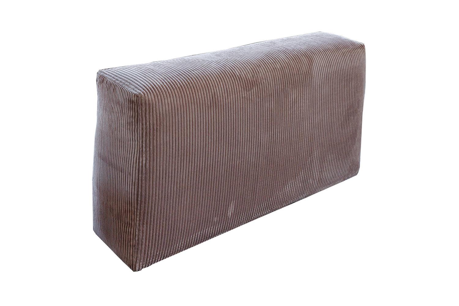 ARM- / RÜCKENLEHNE MIA Taupe Cord - Taupe/Schwarz, Kunststoff/Textil (120/72/40cm) - KAWOLA