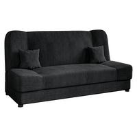 SCHLAFSOFA Jonas Cord - Dunkelgrau, Holz/Textil (195/86/87cm) - MIRJAN24