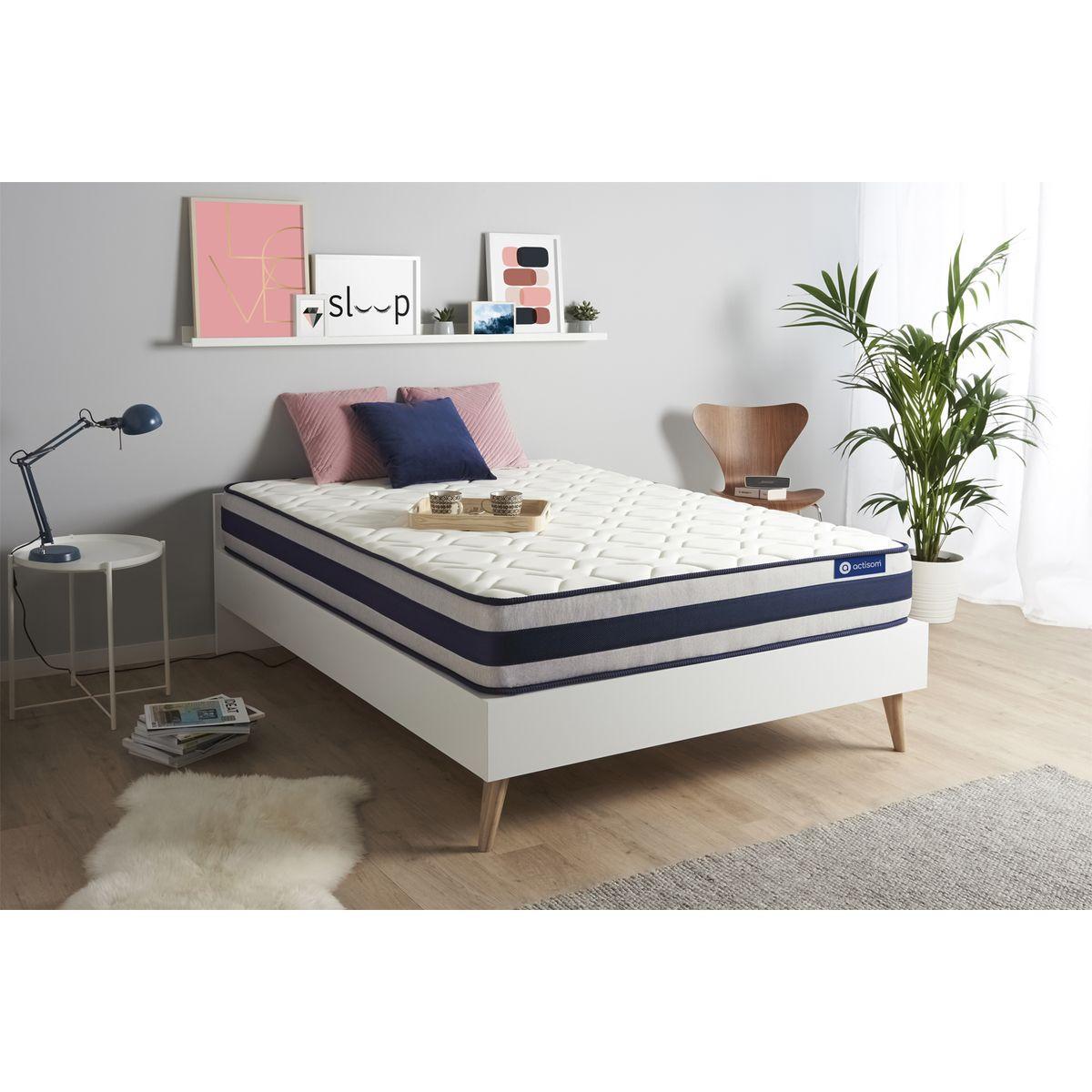 MATRATZE Actimemo ergo Memory-Schaum 135 x 190 cm h3 - Weiß, Textil (135/190cm) - ACTISOM