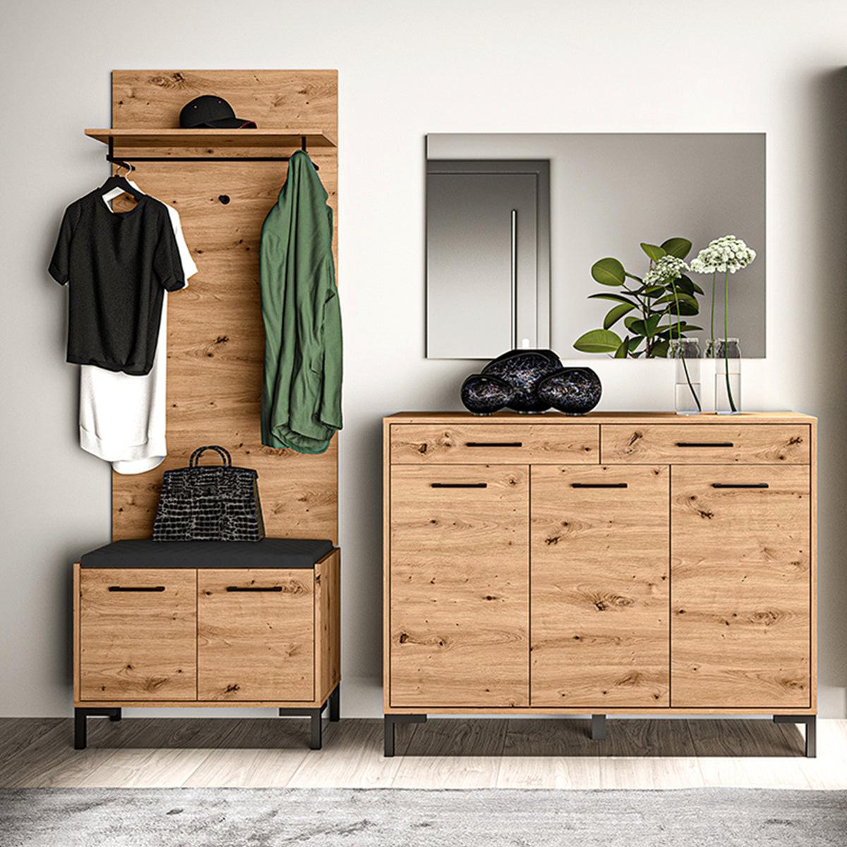 EINGANGSMÖBEL Liora Holz - Braun, Holzwerkstoff (70/54/34cm) - Petits-meubles