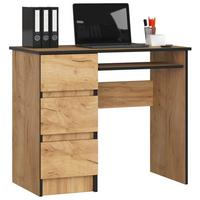 SCHREIBTISCH Eiche Craft 77/90/50 - Eiche San Remo, Holzwerkstoff (153/54/77cm) - RAUMHIRSCH FURNITURE