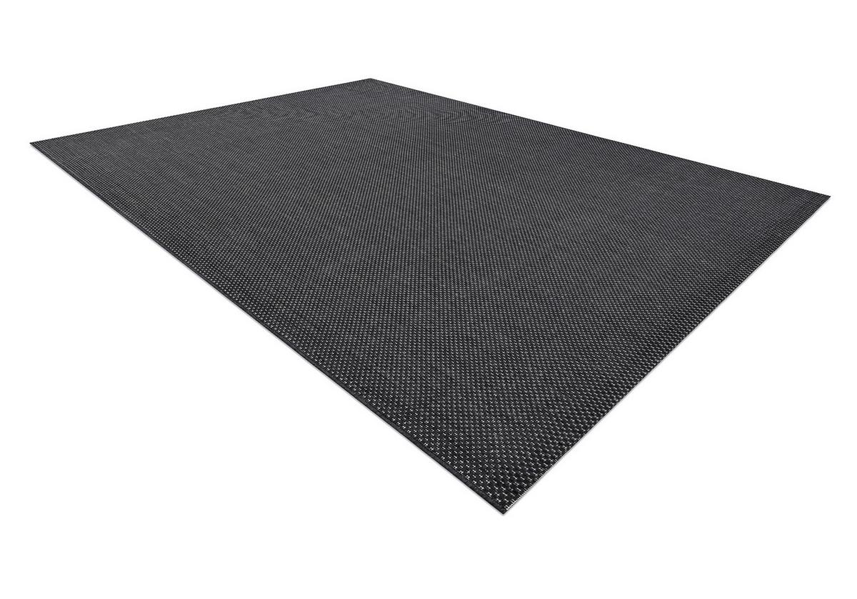 TEPPICH Flat 140/200 cm - Schwarz, Textil (140/200cm) - rugsX