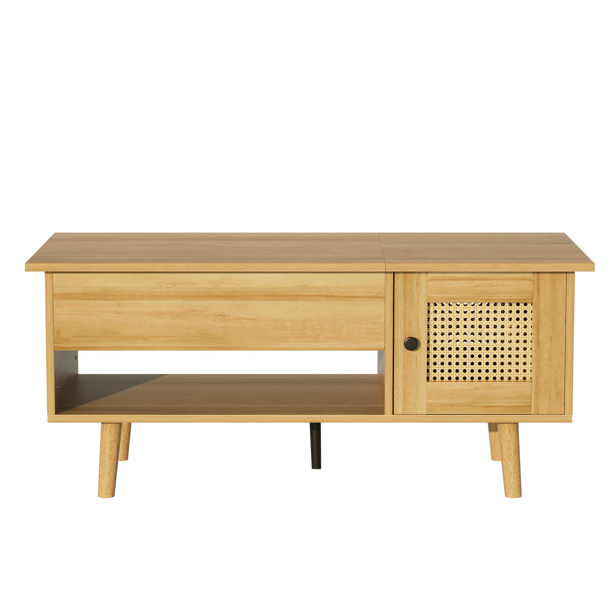 COUCHTISCH Brown 109.98/59.49/15.98 cm - Braun, Holz (110/60/16cm) - Urban Meuble