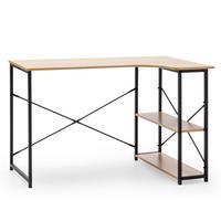 SCHREIBTISCH 120/73/75 Juani schwarz - Schwarz, Holzwerkstoff (73/120/75cm) - VS Venta-stock