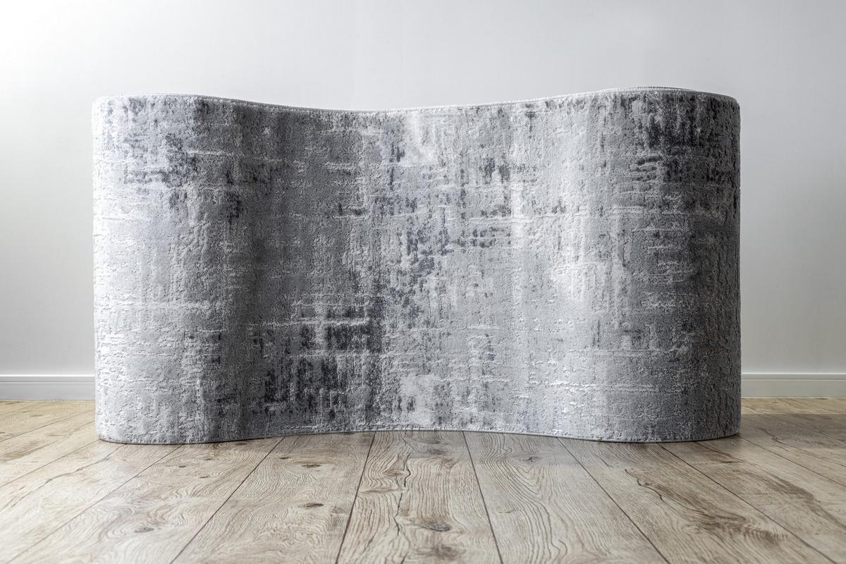 LÄUFER Strukturell MEFE 120/170 cm - Grau, Textil (120/170cm) - rugsX