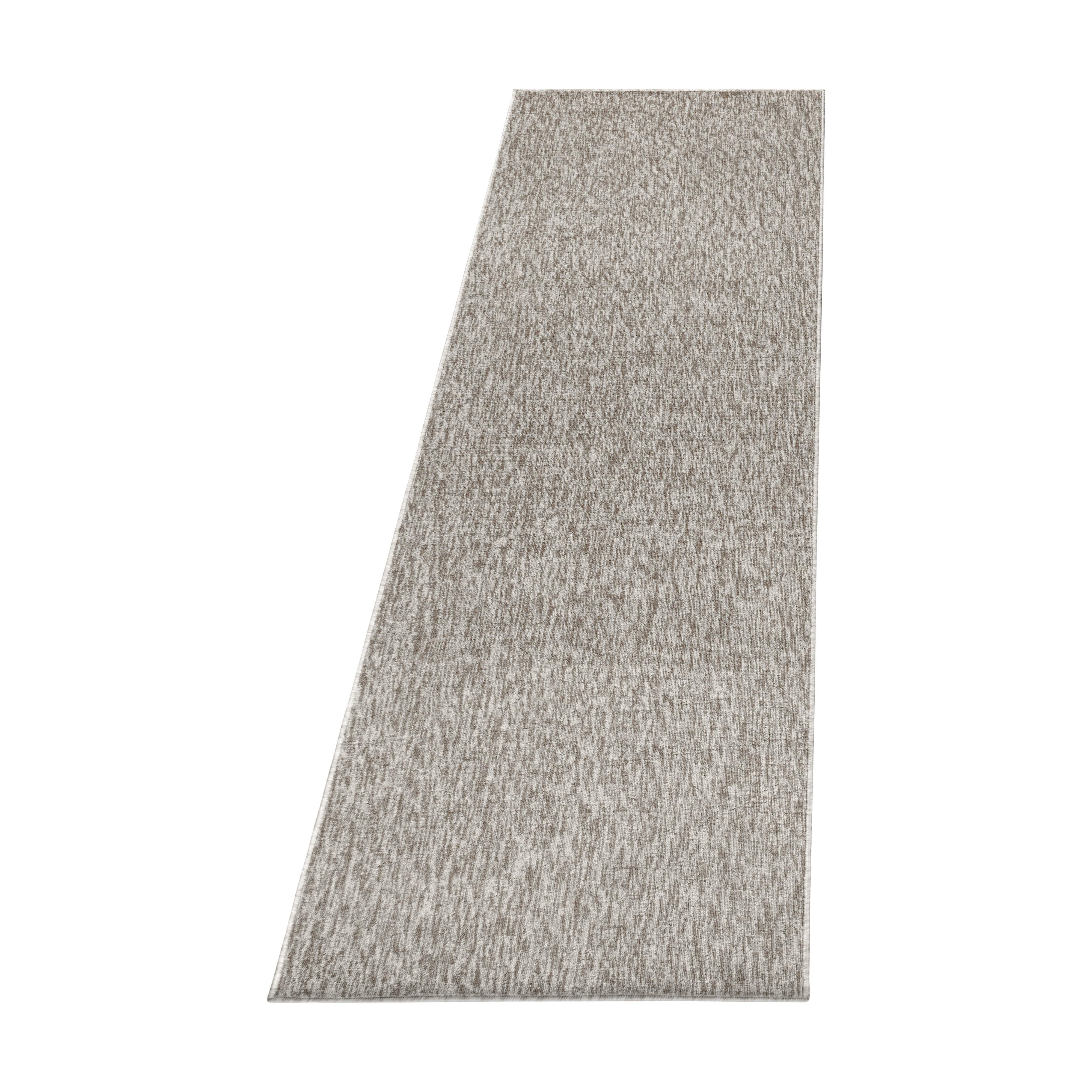 KURZFLORTEPPICH AMMER, einfarbig, Beige, 80 x 250 cm - Beige, Textil (250/80cm) - KADIMA DESIGN