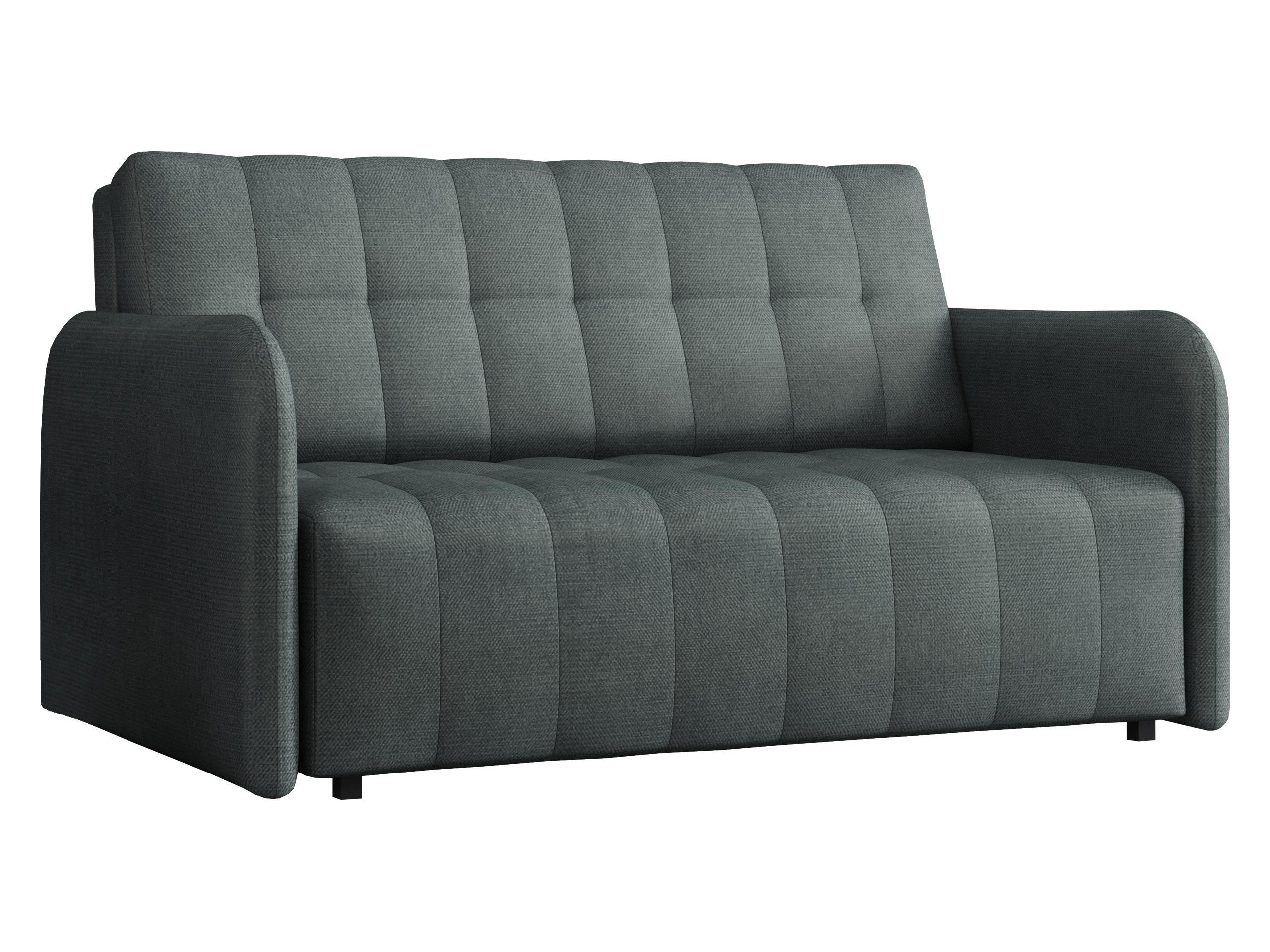 SCHLAFSOFA Viva Grand III - Blaugrau/Schwarz, Holz/Kunststoff (145/85/95cm) - MIRJAN24