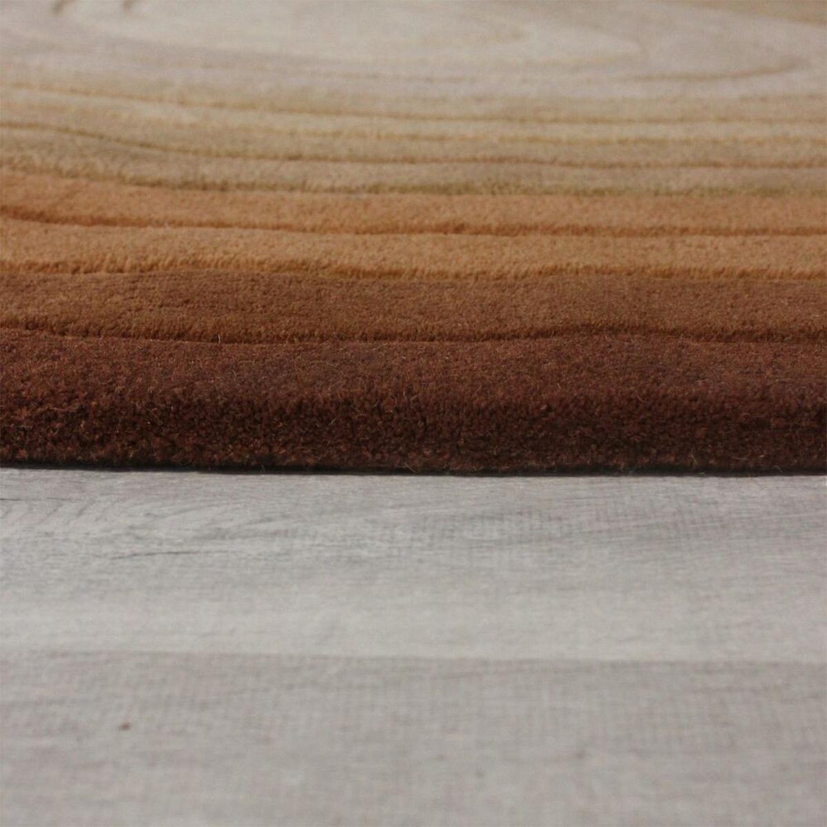 WOLLTEPPICH PARRET, mit Farbverlauf, Terrakotta, 200 x 290 cm - Orange, Textil (290/200cm) - KADIMA DESIGN