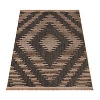 OUTDOORTEPPICH, in Naturoptik, Florhöhe 7 mm, Anthrazit, 160 x 220 cm - Anthrazit, Textil (220/160cm) - KADIMA DESIGN
