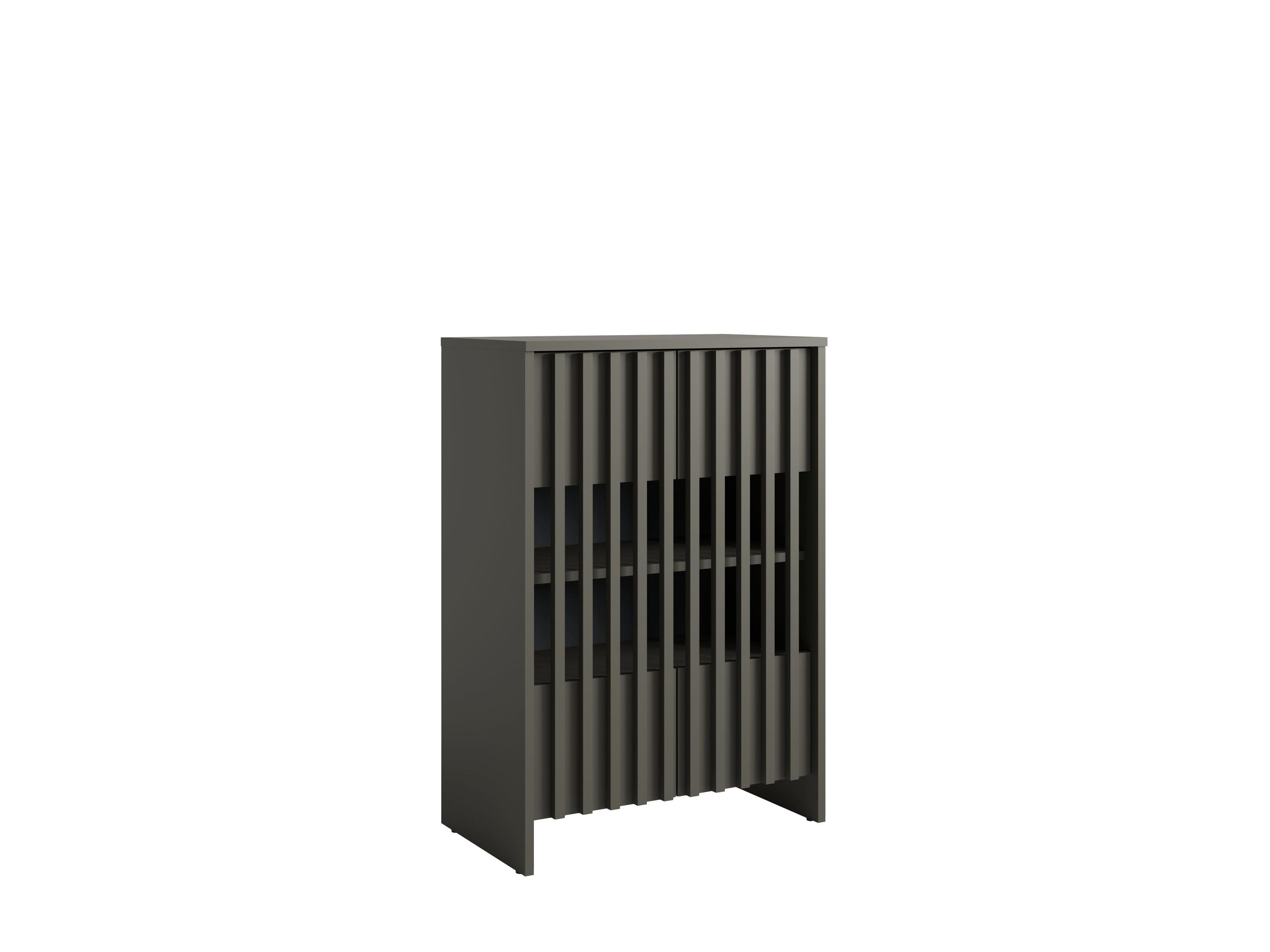 KOMMODE Graphit 60/87/34 - Graphitfarben, Holzwerkstoff (60/87/34cm) - RAUMHIRSCH FURNITURE
