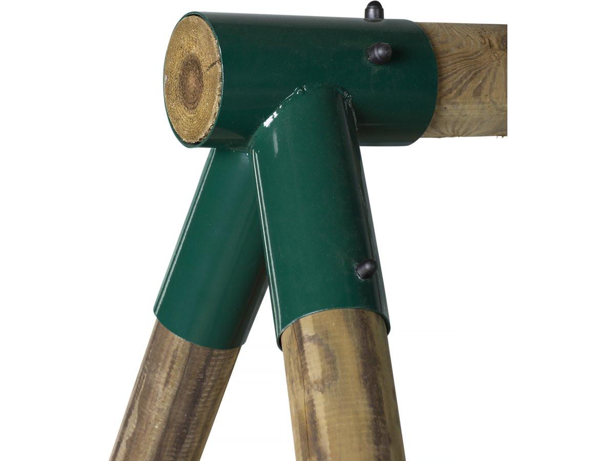 KLETTERGERÜST AUS HOLZ timo Braun - Dunkelbraun, Holz (240/230/240cm) - Habitat Garten