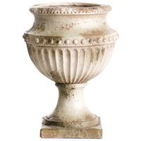 BLUMENKÜBEL Beige Deskati - Beige, Naturmaterialen (42cm) - Beliani