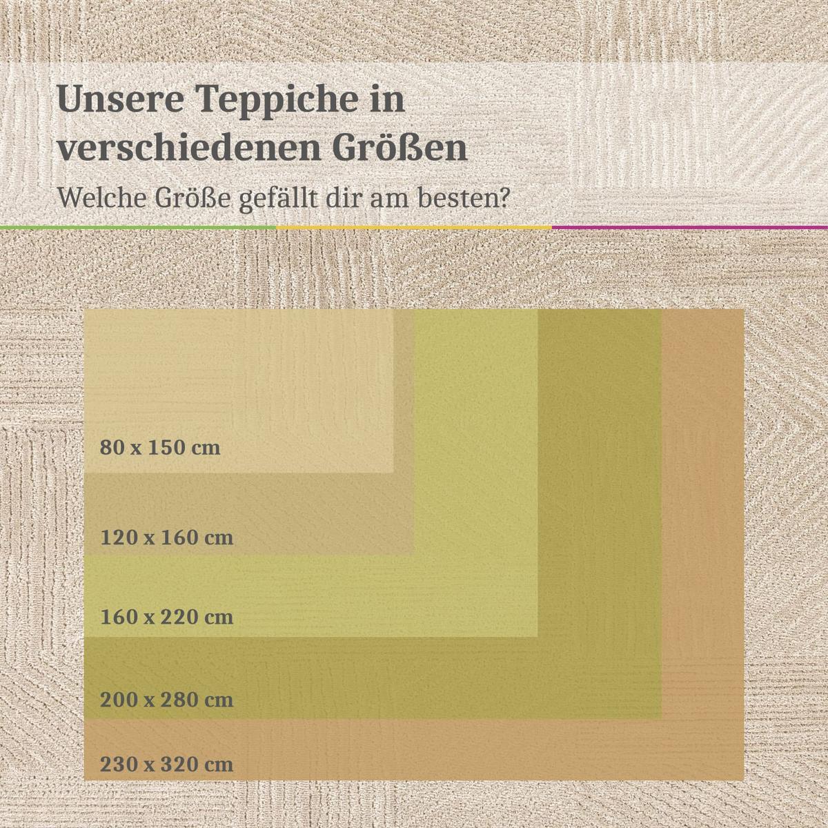 KURZFLORTEPPICH, einfarbig, aus Polypropylen, Florhöhe 9 mm, Beige, 200 x 280 cm - Beige, Textil (280/200cm) - KADIMA DESIGN