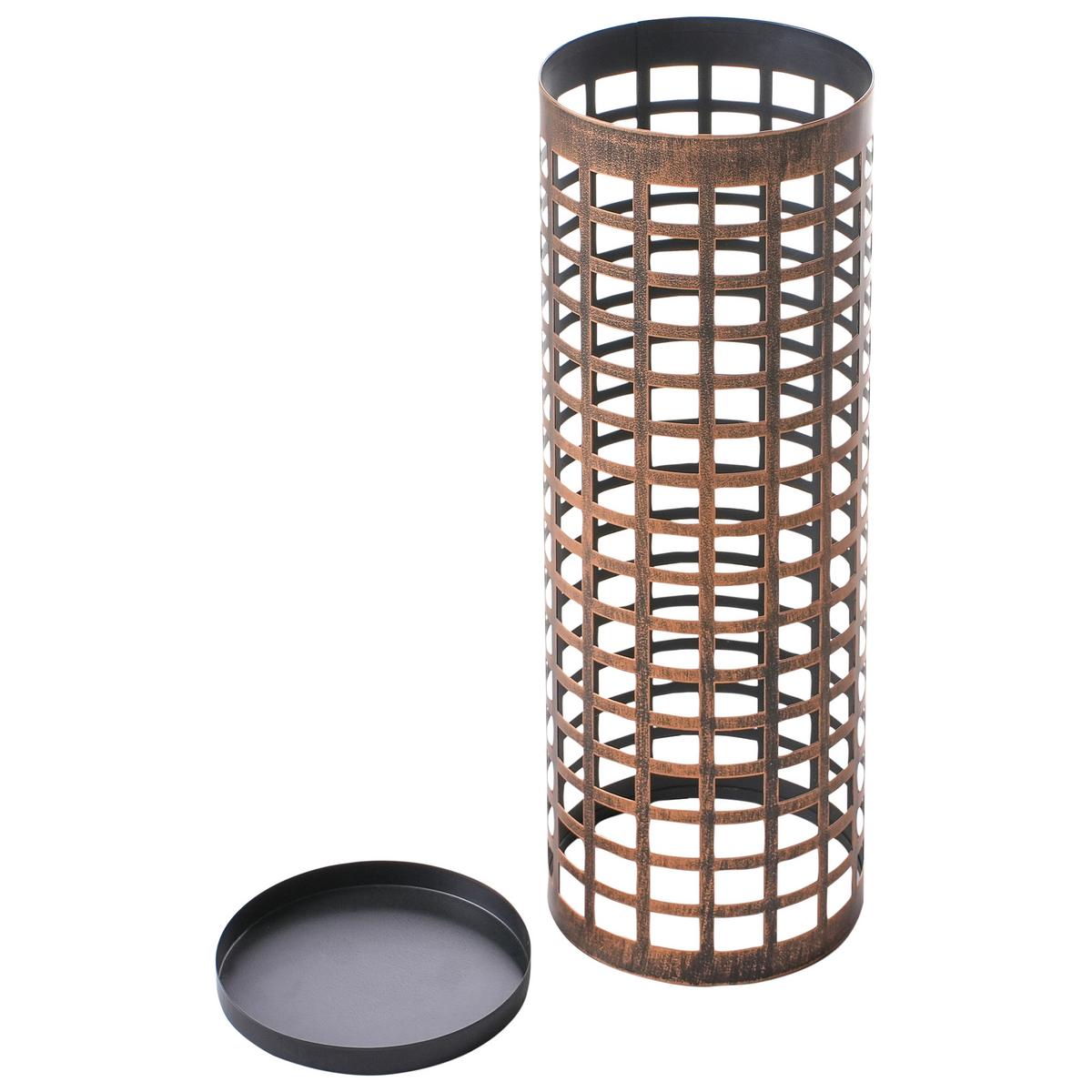 SCHIRMSTÄNDER Metall Kupfer Malabo - Kupferfarben, Metall (21/58/21cm) - Beliani