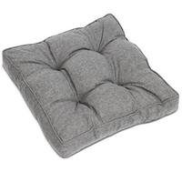LOUNGEKISSEN Beauflair Outdoor Sitz 50/50/10cm Hellgrau - Hellgrau, Textil (50/10/50cm) - Beautissu 