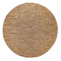 OUTDOORTEPPICH Coffee Ø 120 cm - Dunkelbraun, Kunststoff (120/120cm) - TT Home