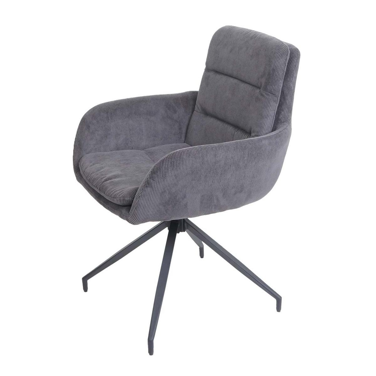 ESSZIMMERSTUHL Grau - Grau, Textil (60/89/54cm) - MCW