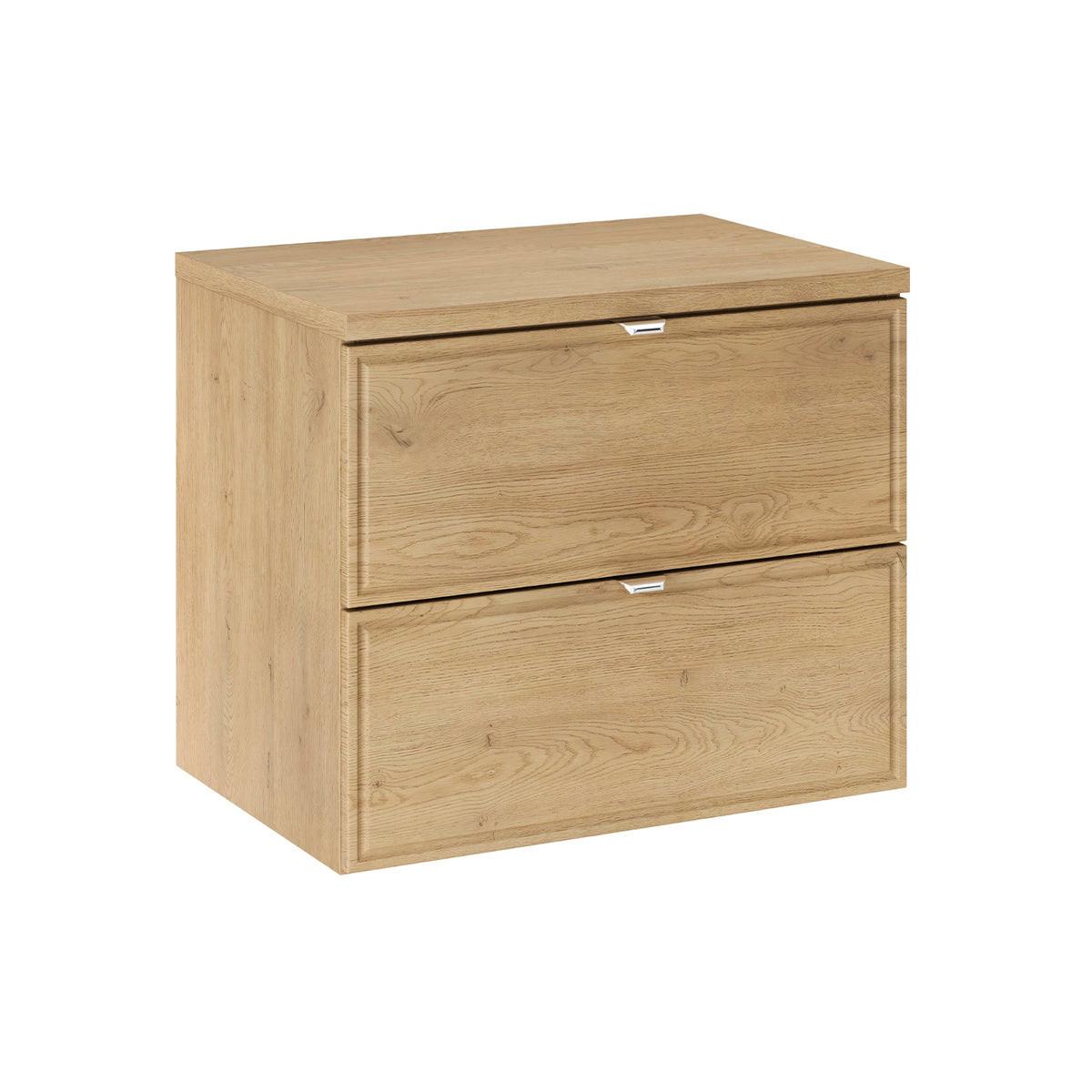 WASCHTISCHUNTERSCHRANK 60cm Elias 2er-Set Holz - Braun, Holzwerkstoff (60/50/46cm) - Petits-meubles