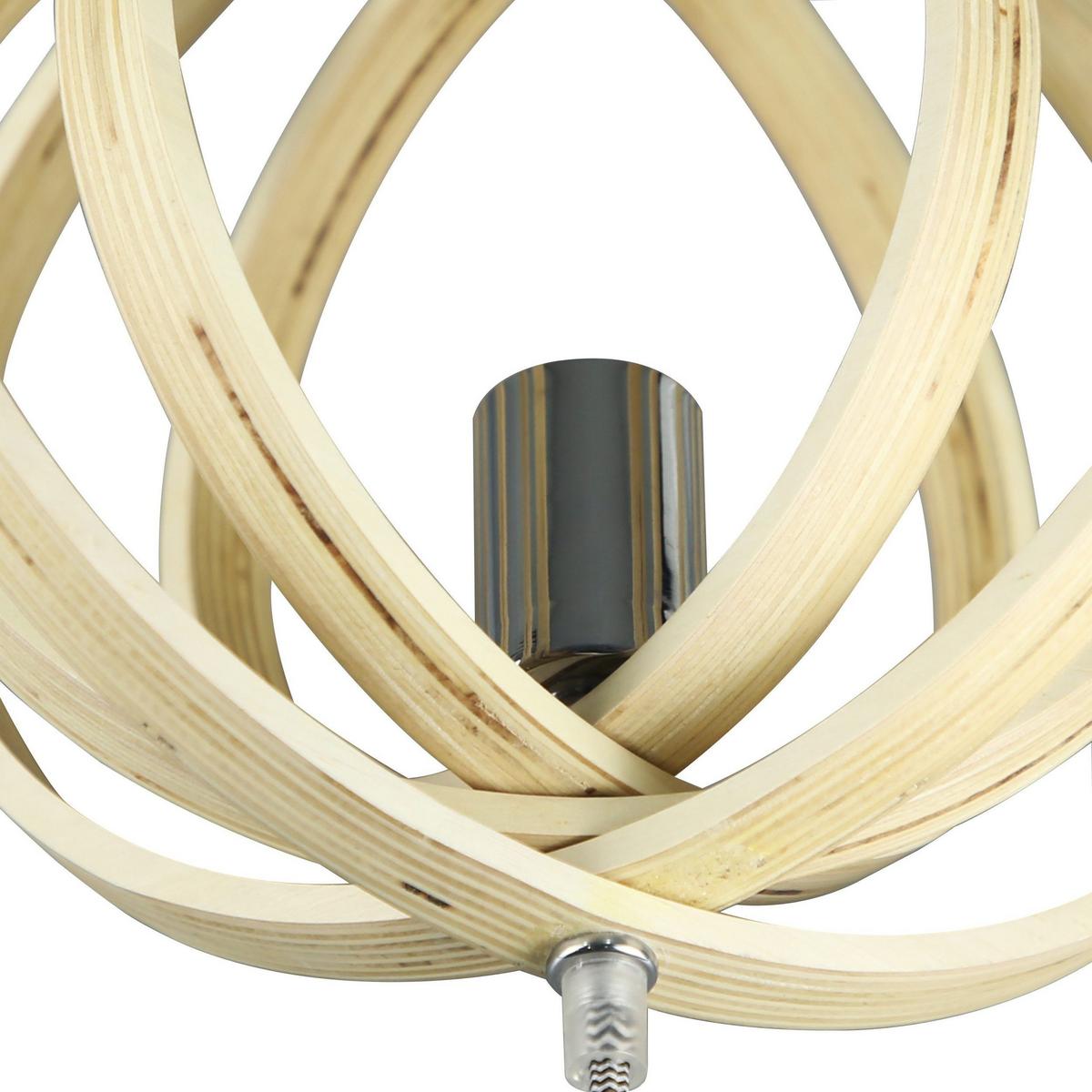 PENDELLEUCHTE Detlef 30/30/150 cm - Weiß, Holz (30/30/150cm) - Nettlife