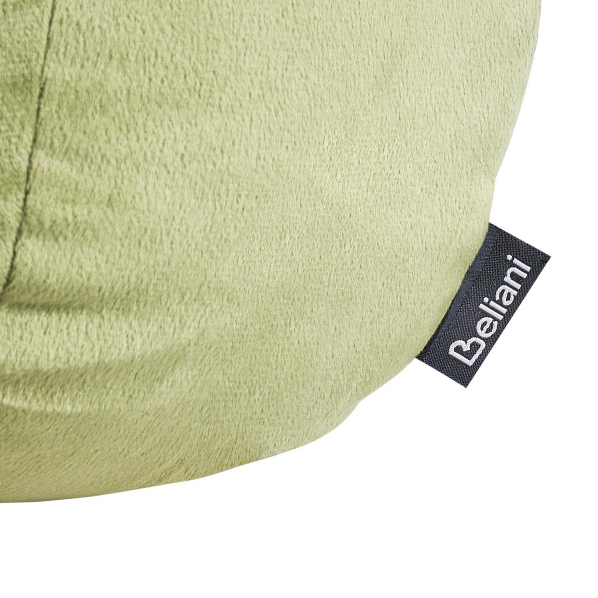 DEKOKISSEN 2er-Set Olivgrün 33/33 cm Salvia - Grün, Textil (33/33cm) - Beliani