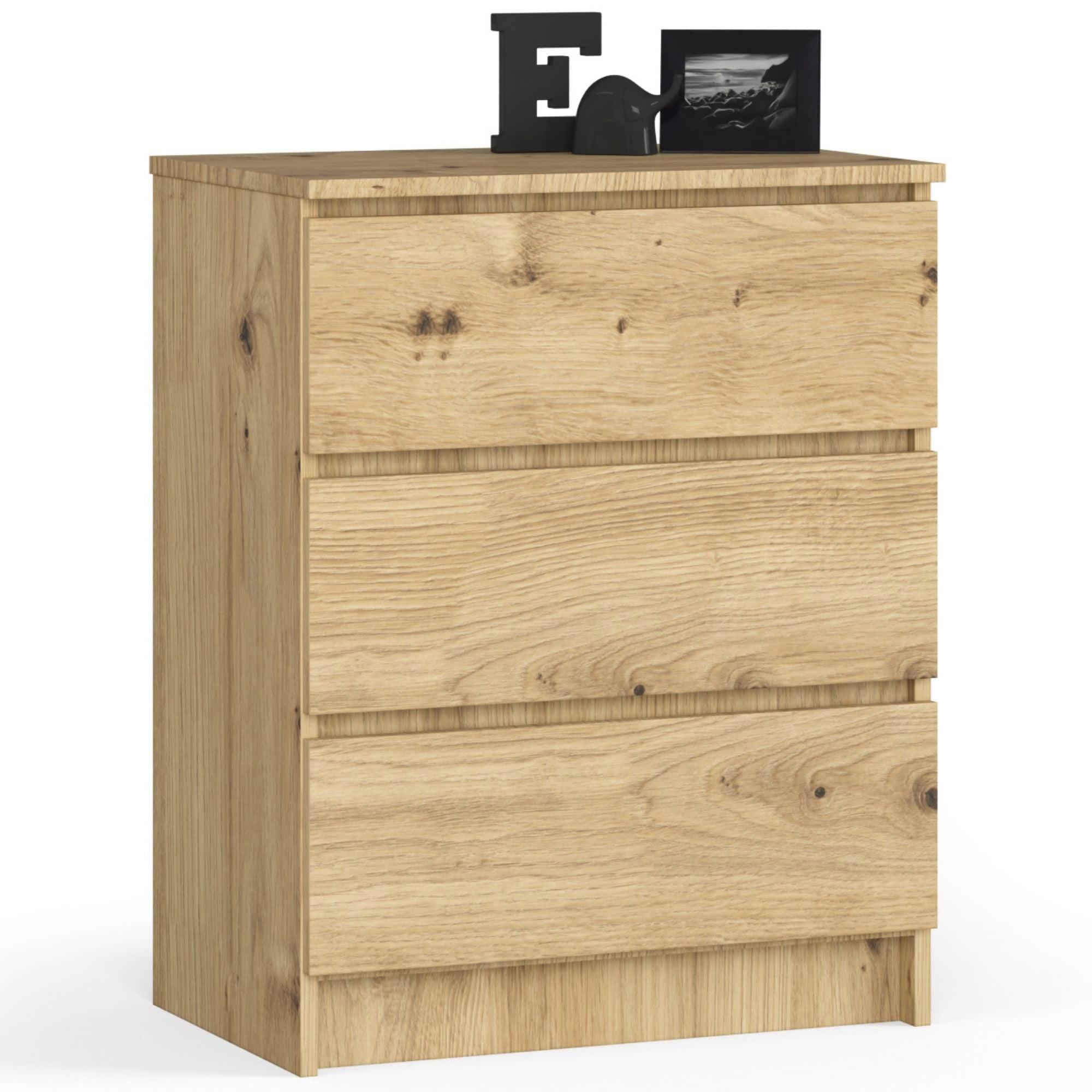 KOMMODE Eiche Artisan 77/60/40 - Eiche Artisan, Holzwerkstoff (60/77/40cm) - RAUMHIRSCH FURNITURE