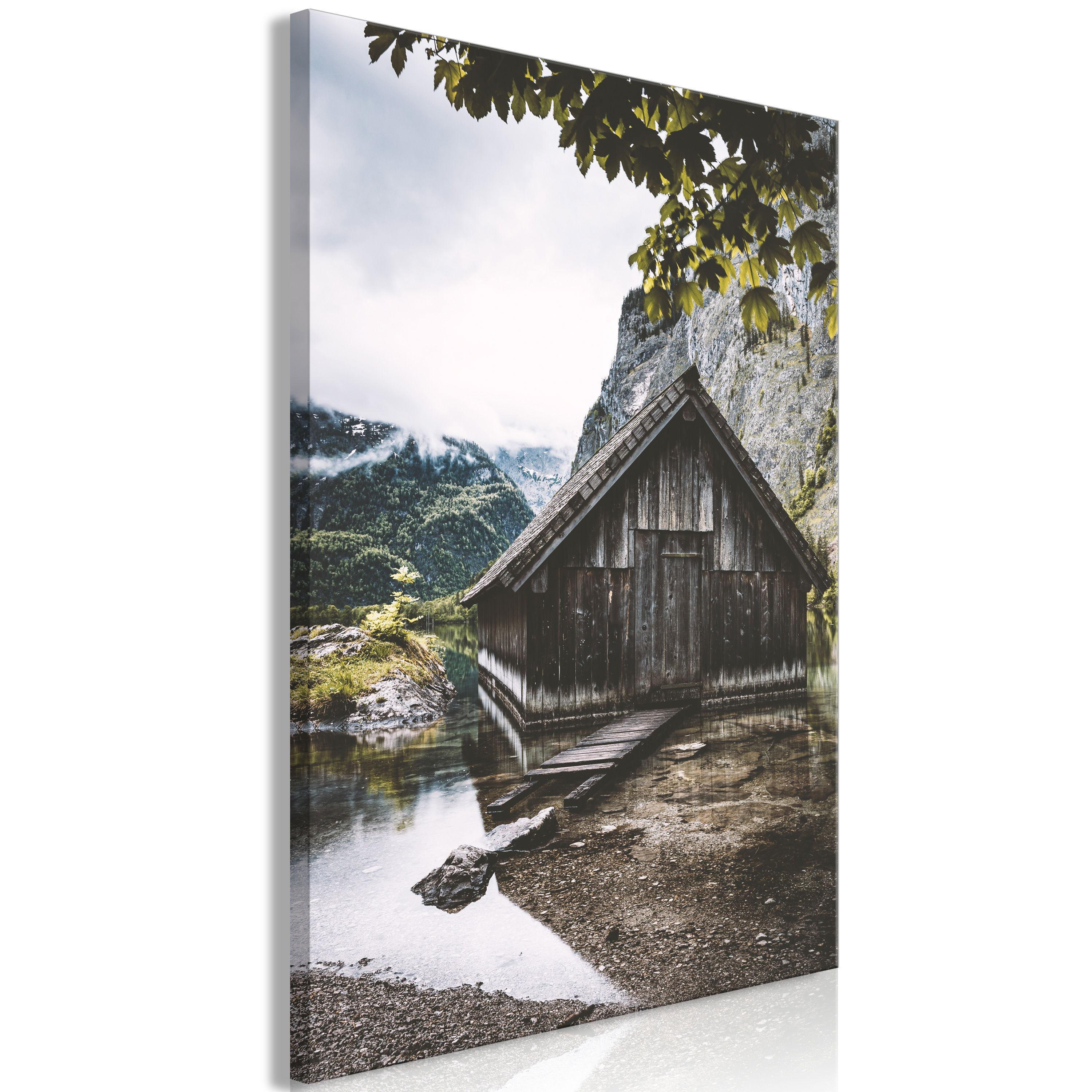 KUNSTDRUCK Grau 40/60 cm - Braun/Grau, Textil (40/60cm) - KUNSTLOFT