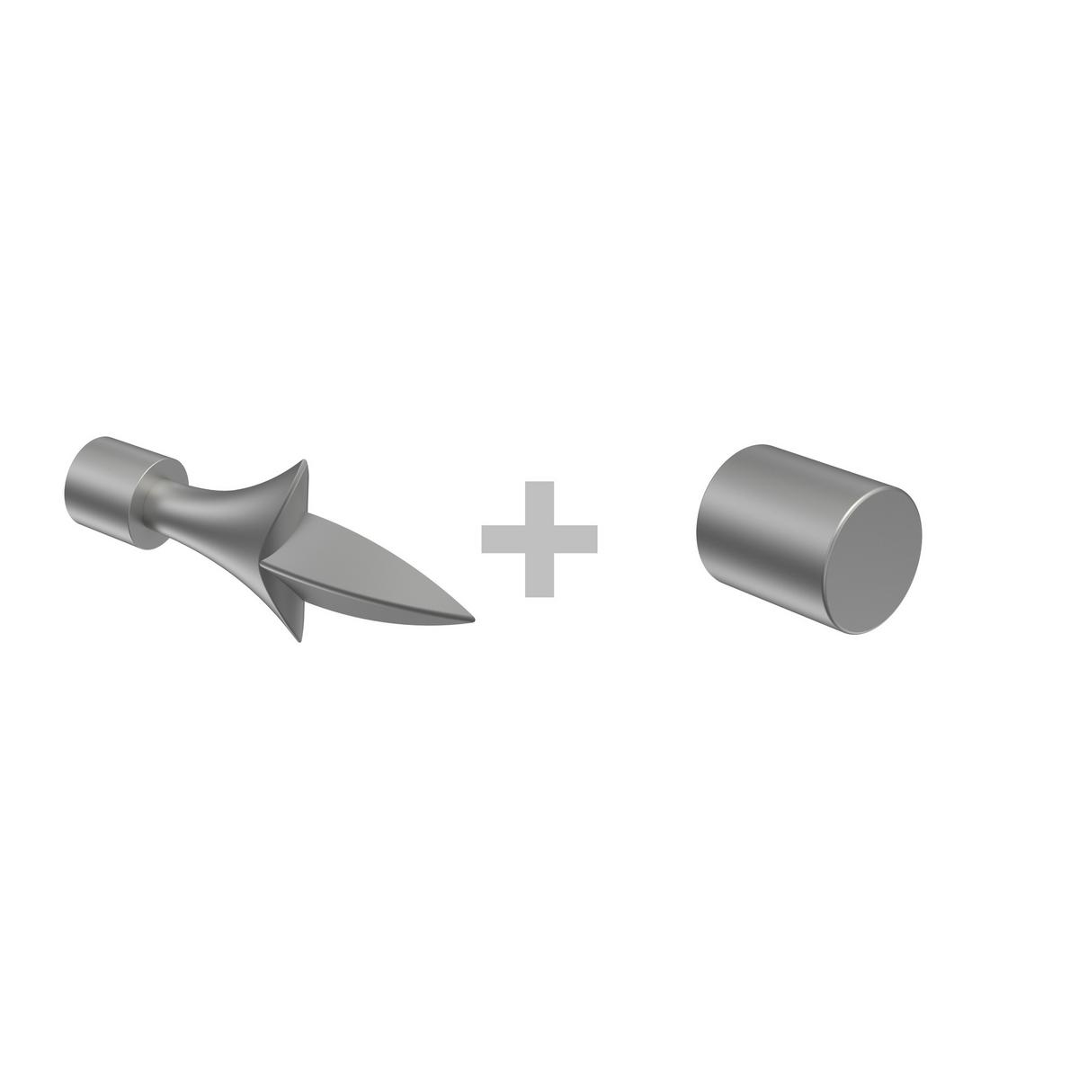 GARDINENSTANGE / TELESKOPSTANGE Hera Lily 70-120 cm, 2-läufig, 16/13 mm Ø Silbergrau - Silberfarben/Alufarben, Kunststoff/Metall (120cm) - INTERDECO