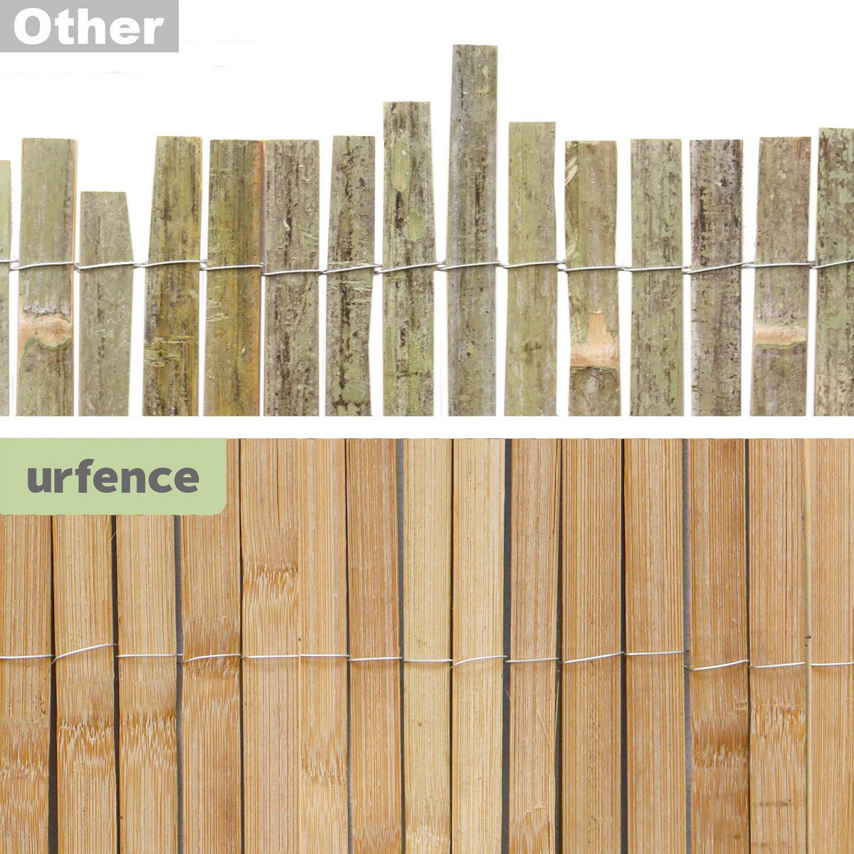 BEETEINFASSUNG Bambus, 20/300 cm, braun - Braun, Holz (0.9/20/300cm) - urfence