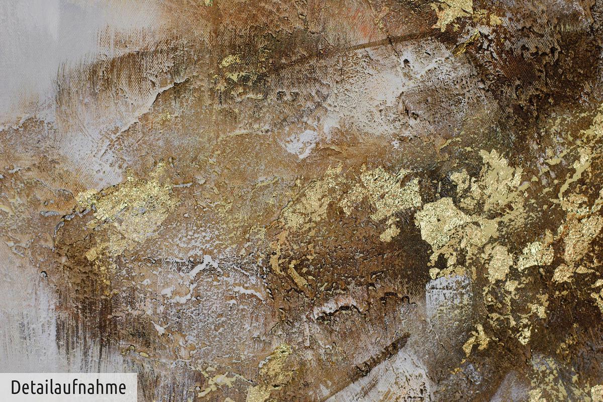 ÖLGEMÄLDE 100/75 cm - Beige/Braun, Holz/Textil (100/75cm) - KUNSTLOFT