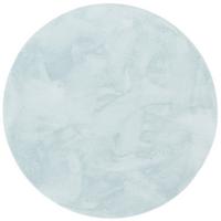 KINDER SUPER SOFT FELLTEPPICH PEARL KIDS RUND - Blau, Textil (200/200cm) - Pergamon