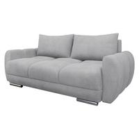 SOFA Logo 2 - Silberfarben, Holz/Kunststoff (186/89/97cm) - MIRJAN24