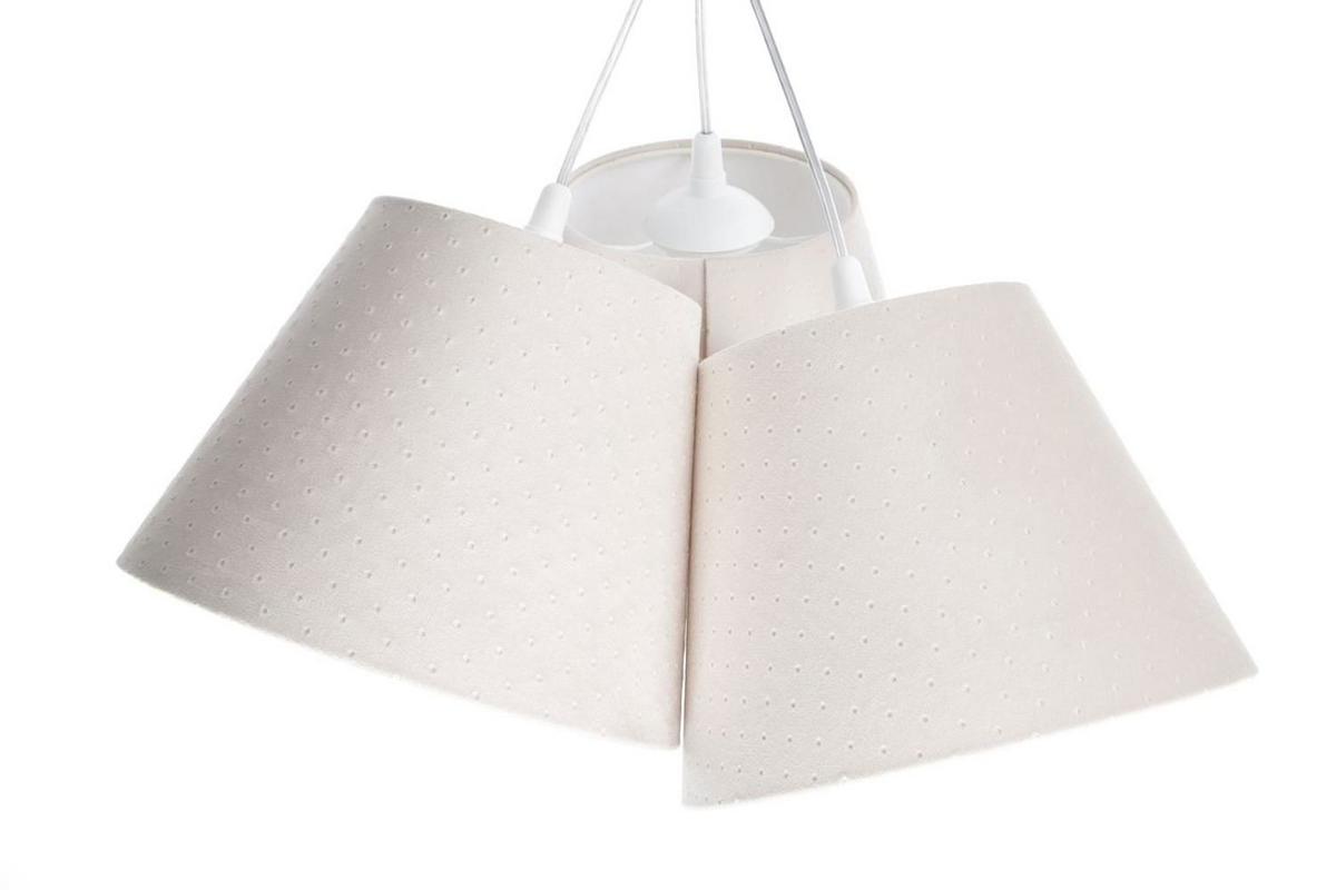 HÄNGELEUCHTE Weiß 26/19 cm - Beige, Kunststoff (26/0.8/19cm) - ONZENO