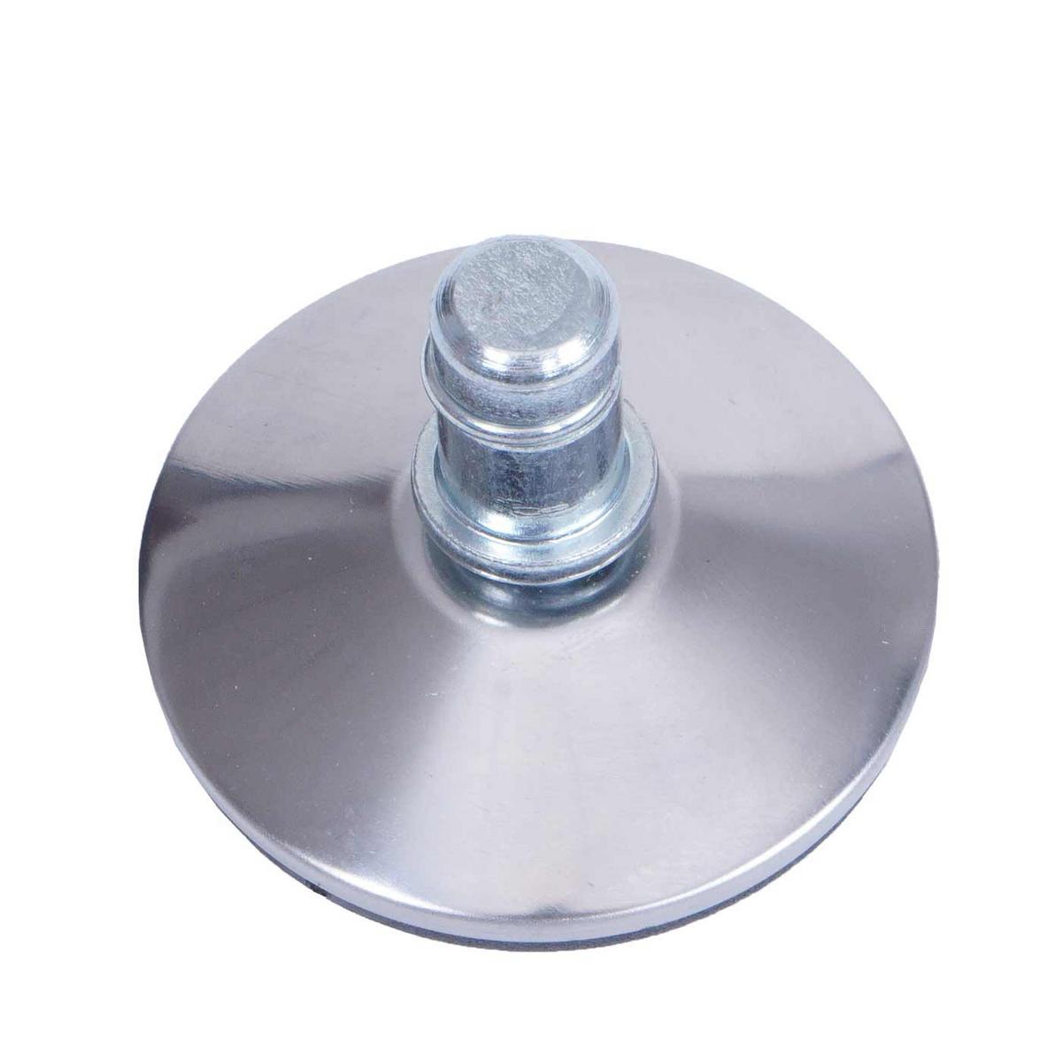 BODENGLEITER Silber 5er-Set - Silberfarben, Kunststoff (5/4/5cm) - MCW