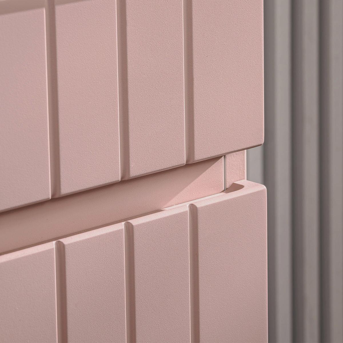 WASCHTISCH 100cm Zelie Rose - Pink, Holzwerkstoff (100/46/46cm) - Petits-meubles