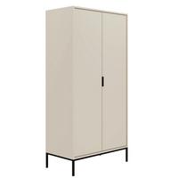 SCHRANK 2 Türen Seattle Kaschmir - Beige, Holzwerkstoff (100/205.4/55cm) - Petits-meubles