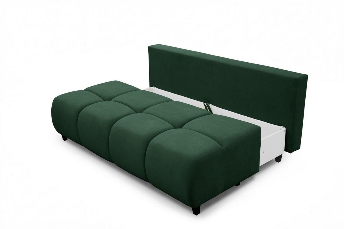 SCHLAFSOFA Xenio Mit Schlaffunktion - Grün, Holzwerkstoff/Textil (196/103/100cm) - Fun Möbel