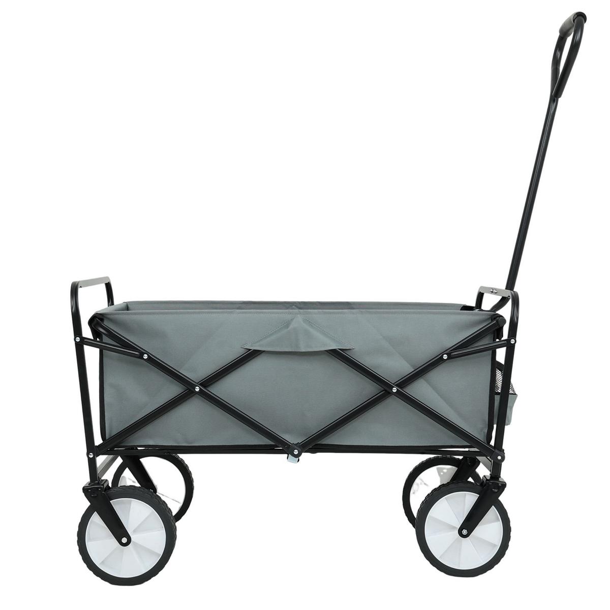 BOLLERWAGEN Faltbar, Strandwagen mit 110 kg Tragkraft - Grau, Textil (50/59/50cm) - RAUMHIRSCH FURNITURE