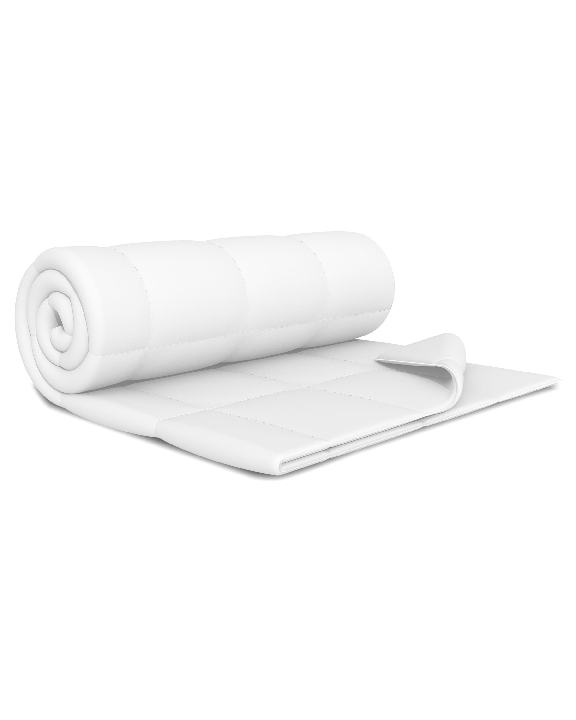 BETTDECKE für Winter 140 x 200 cm - Weiß, Textil (140/200cm) - Schlaftroll