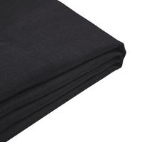 BETTRAHMENBEZUG 120/200 cm Schwarz Fitou - Schwarz, Textil (130/214cm) - Beliani