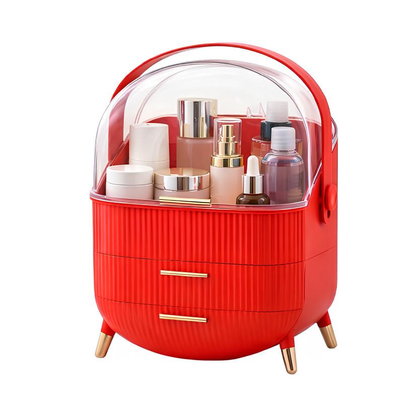 KOSMETIKORGANIZER Carlota Ⅲ 26/16/38 cm - Rot, Kunststoff (16/38/26cm) - Nettlife